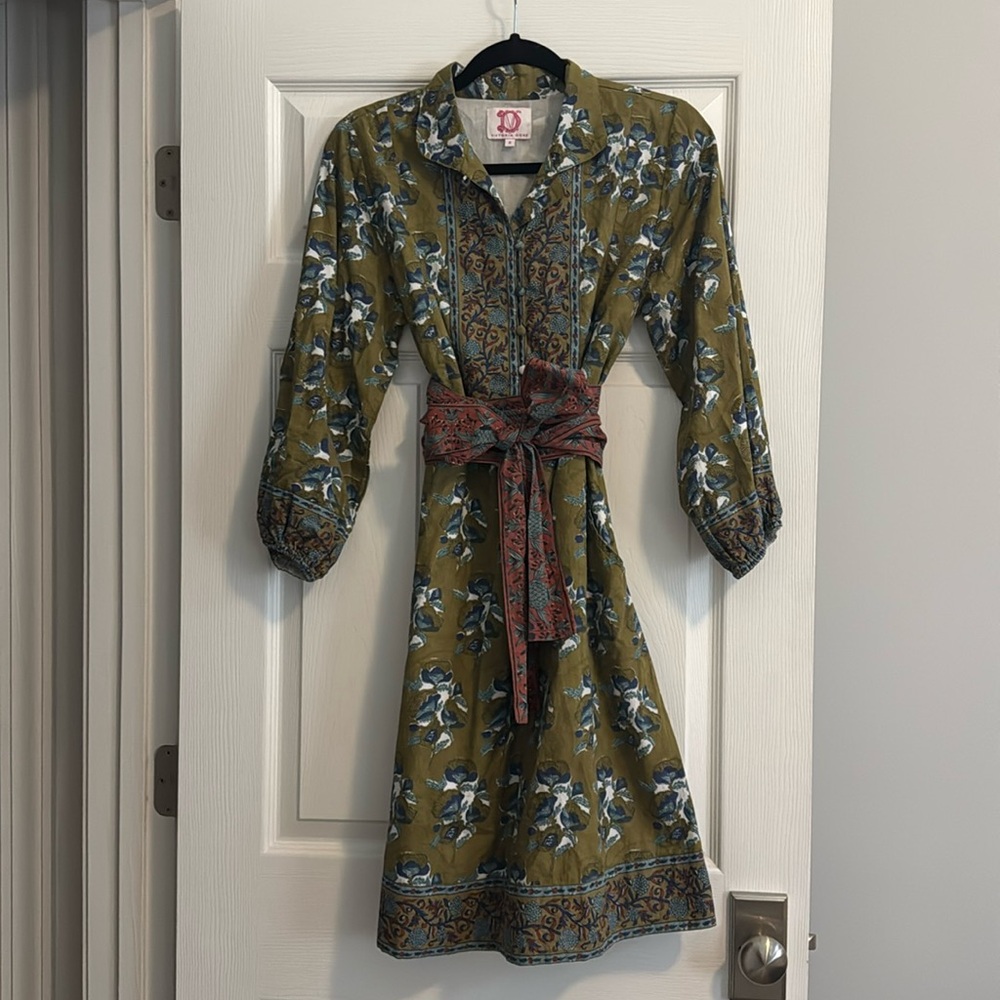 [3 for $100] Victoria Dunn block print dress
